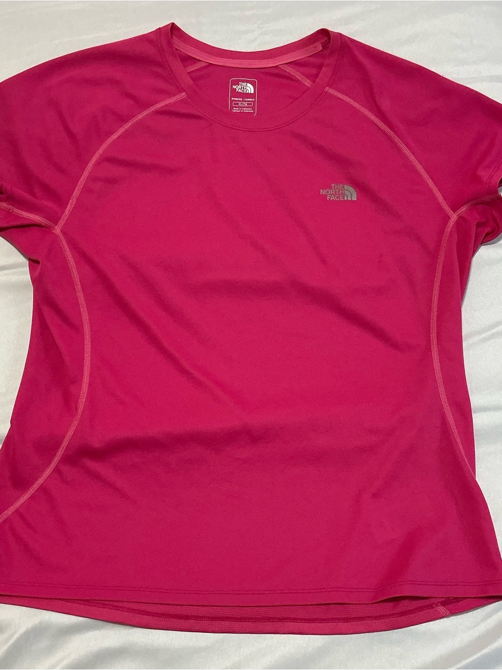 The North Face Women's Bright Pink Short Sleeve Performance Tee size XL - Picture 1 of 6